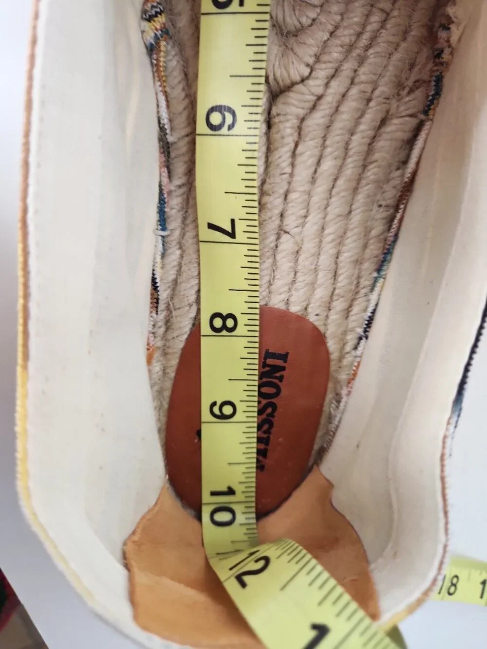 MISSONI Castaner Multicolor stripes espadrilles flats women's shoes 11 US  41 EU